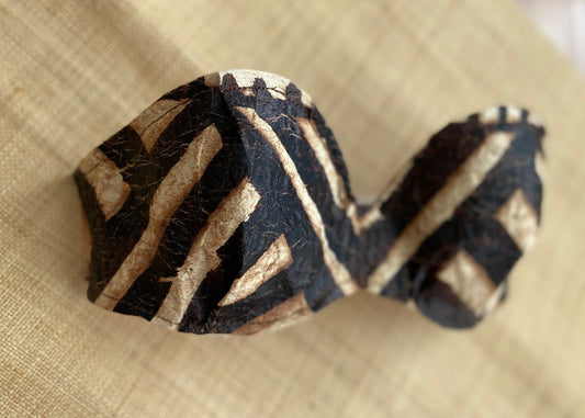 Tapa Cloth Strapless Bra Top Tailored and Contour Designed (Not Randomly Cut) Premium Performance Quality Solo Competition Graded Ori Tahiti