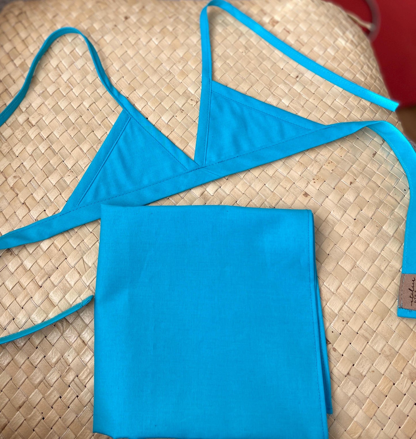 100% Cotton Competition Grade Keiki Pareu Triangle Set 2-10 years old