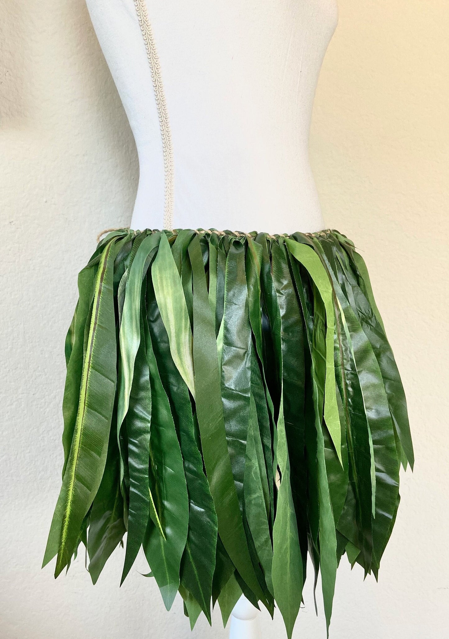 Silk Ti Leaf Skirt Premium Grade Ori Tahiti Aparima Otea Solo Competition Hula Kahiko Cook Islands Polynesian Dance Beach Wedding Photoshoot