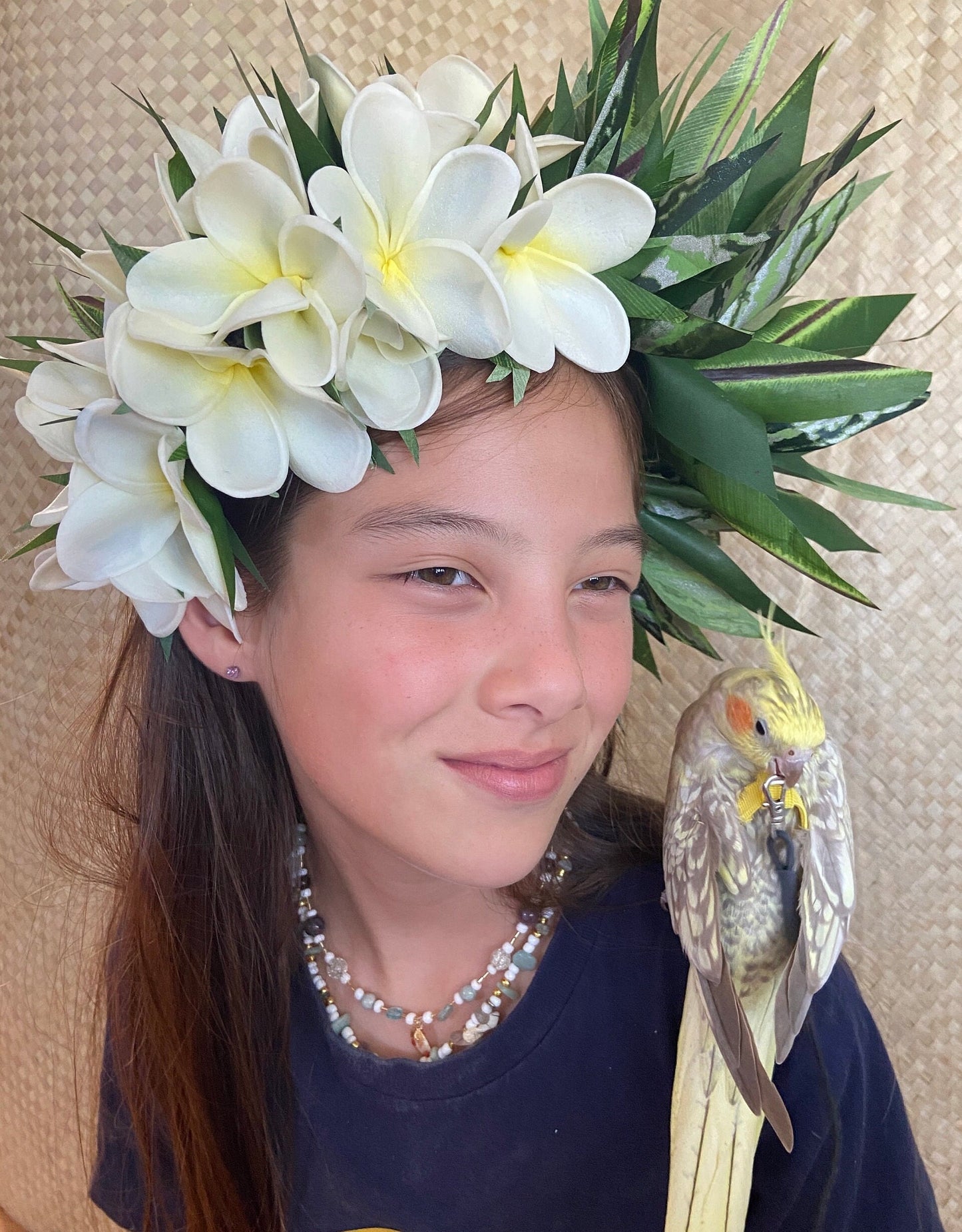 Polynesian Silver Queen Headdress