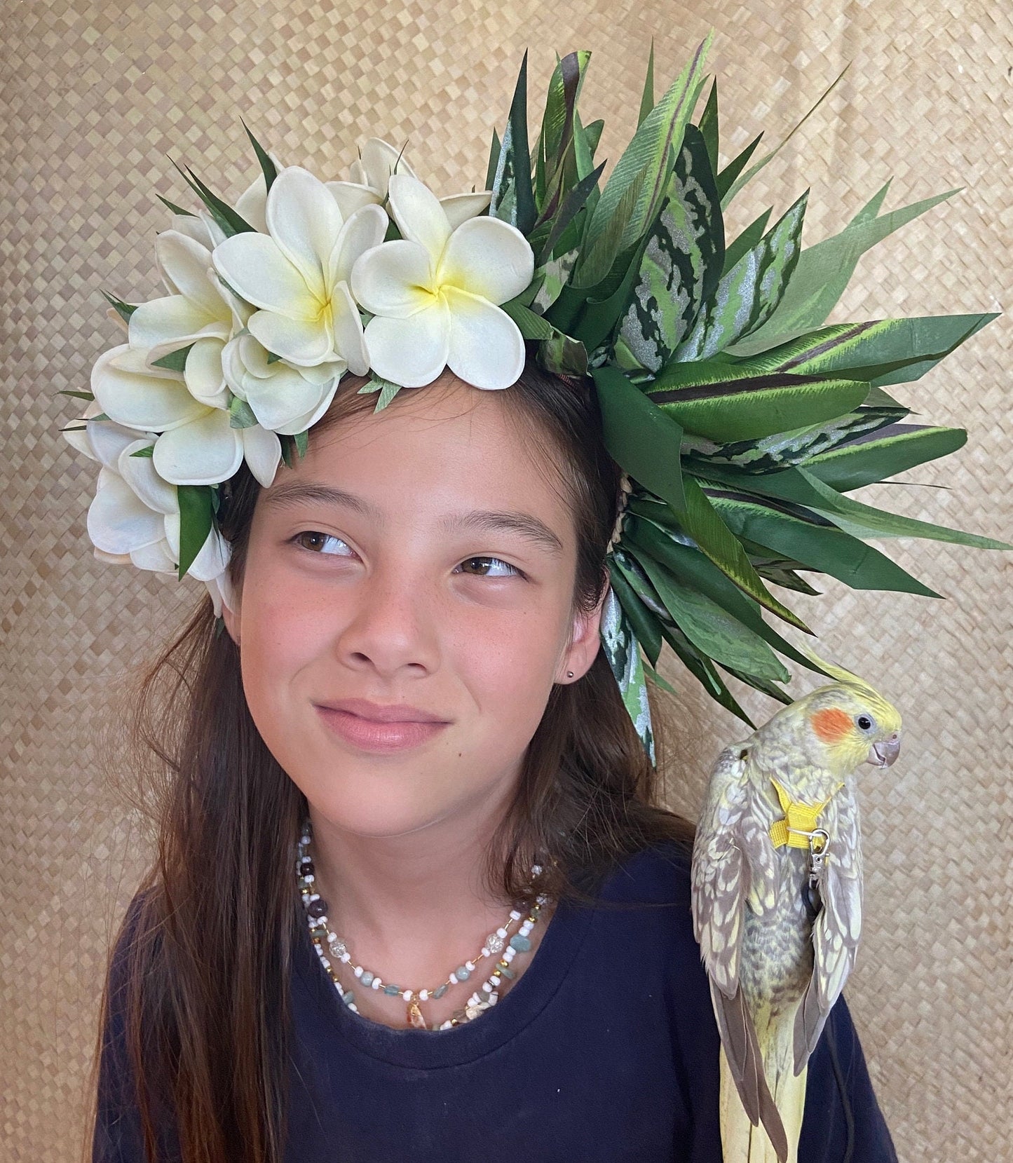 Polynesian Silver Queen Headdress