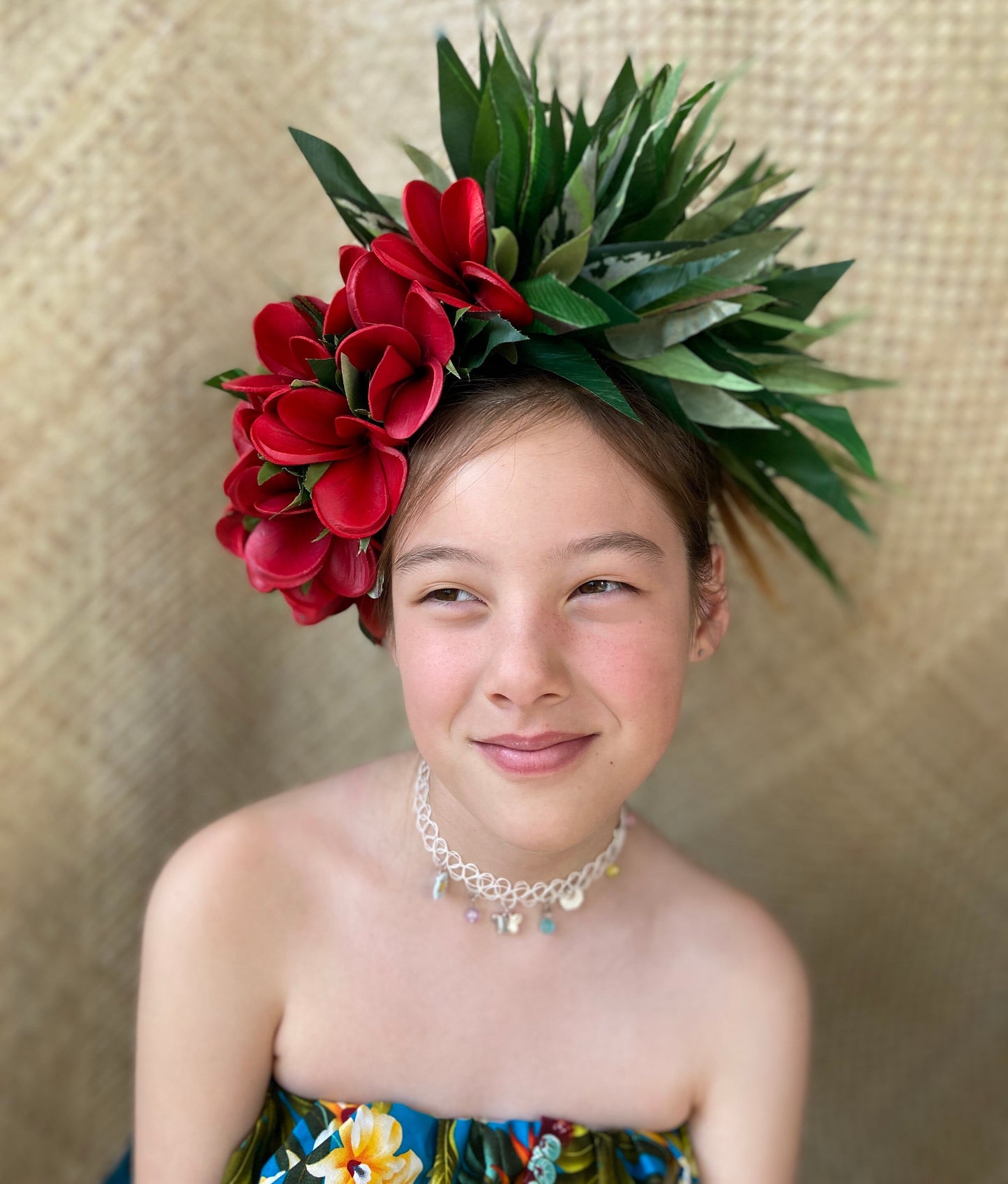 Polynesian Silver Queen Headdress
