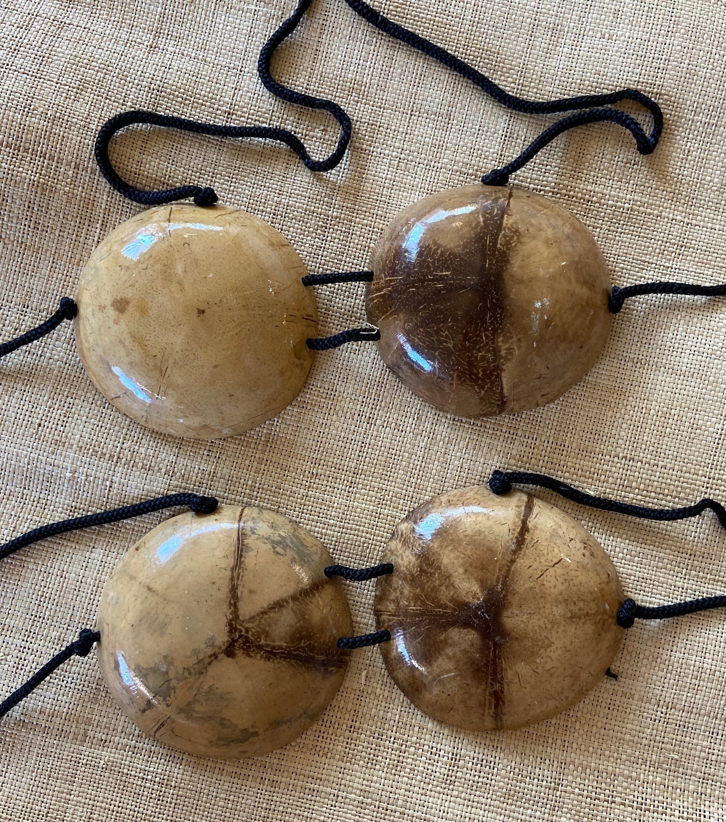 Toddler-Tween Size Natural Coconut Shell Bikini