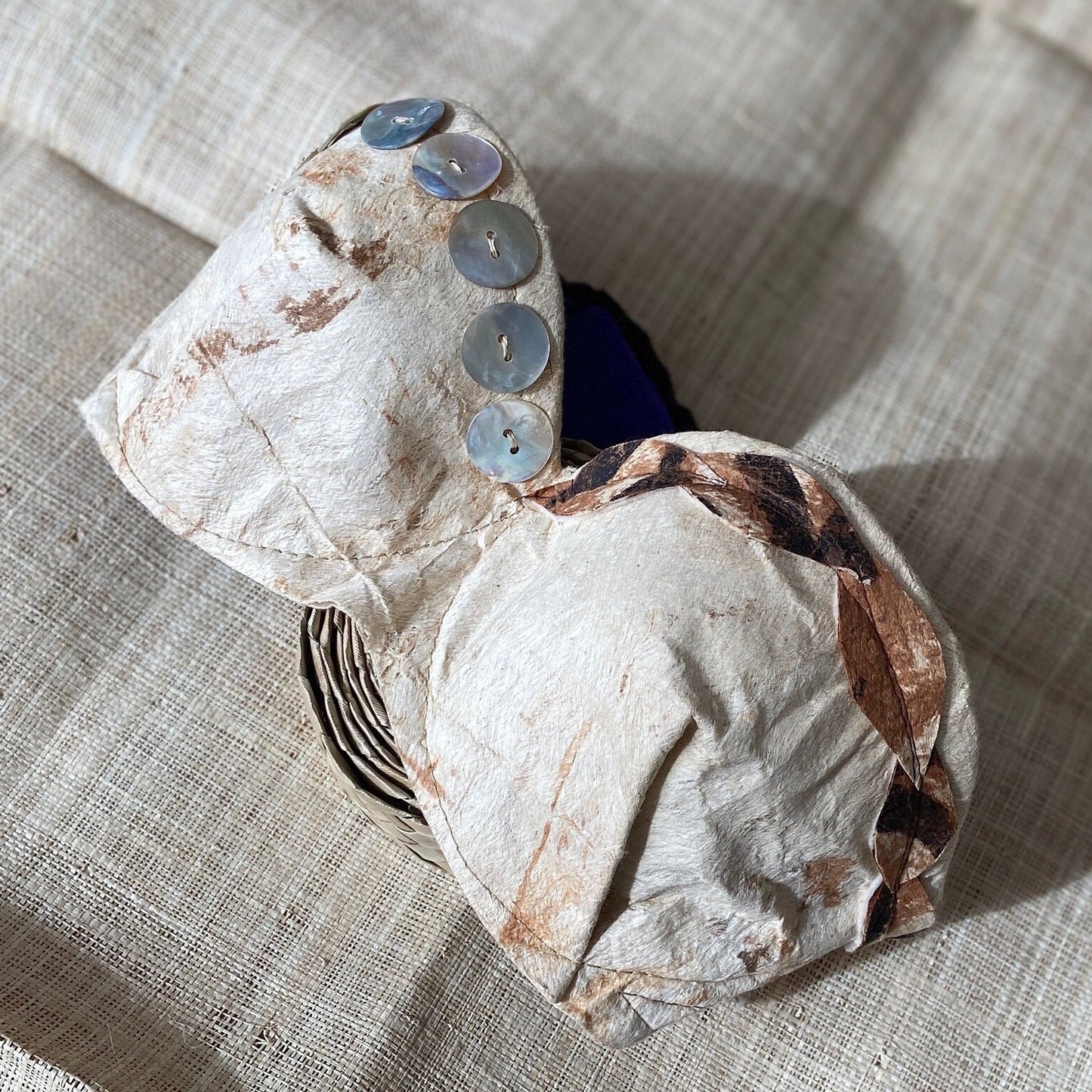 Tapa Cloth Strapless Bra Top Tailored and Contour Designed (Not Randomly Cut) Premium Performance Quality Solo Competition Graded Ori Tahiti