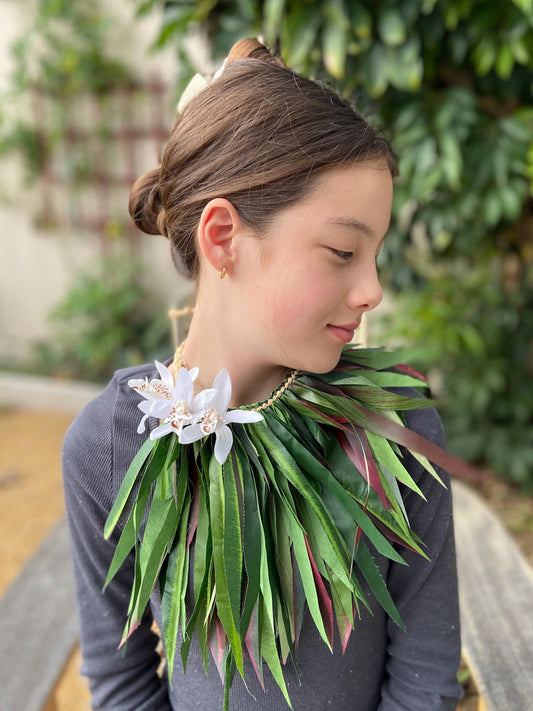 Polynesian Ti Leaf Neckpiece
