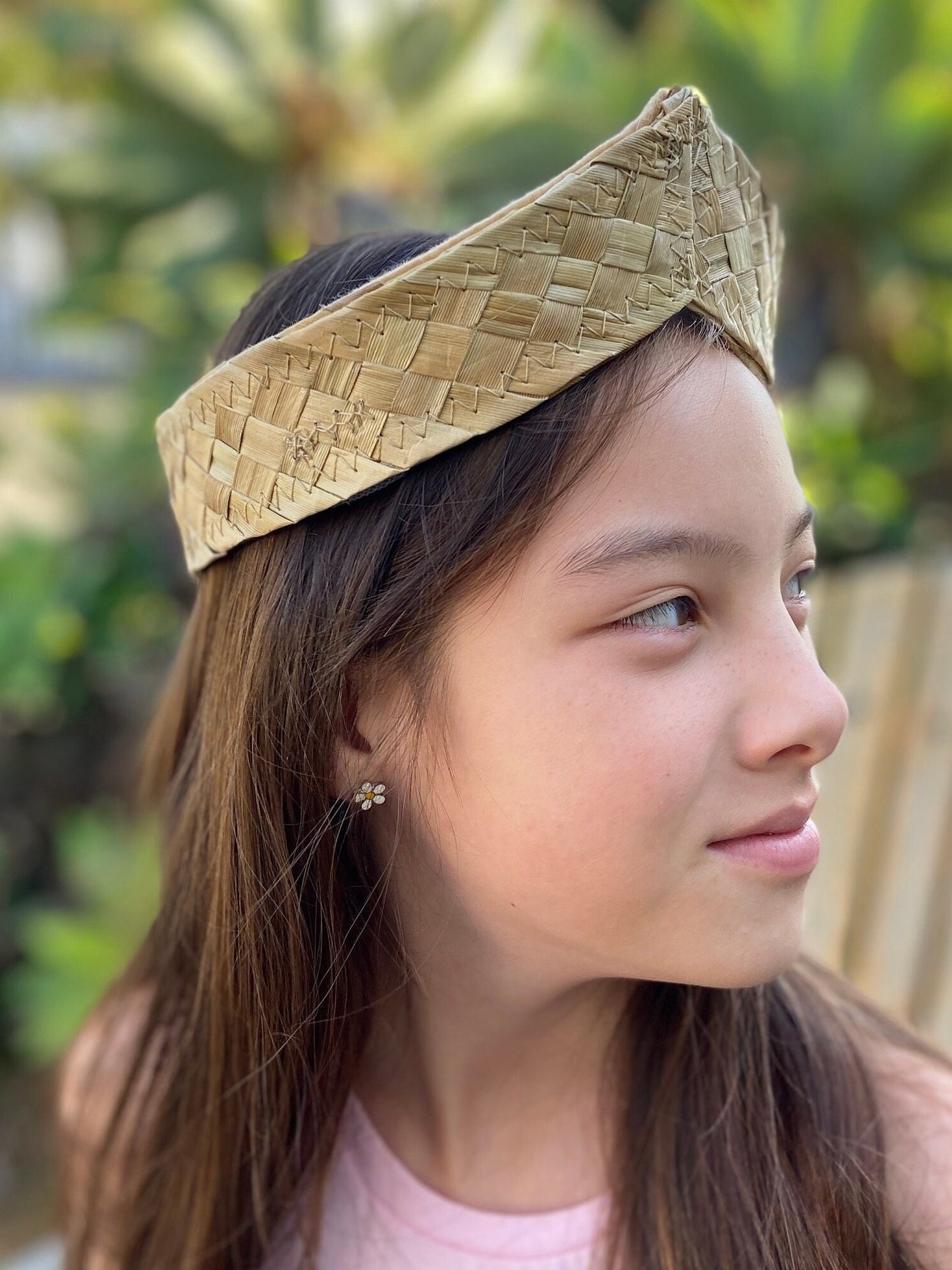 Tiara Style Lauhala Band with Velcro