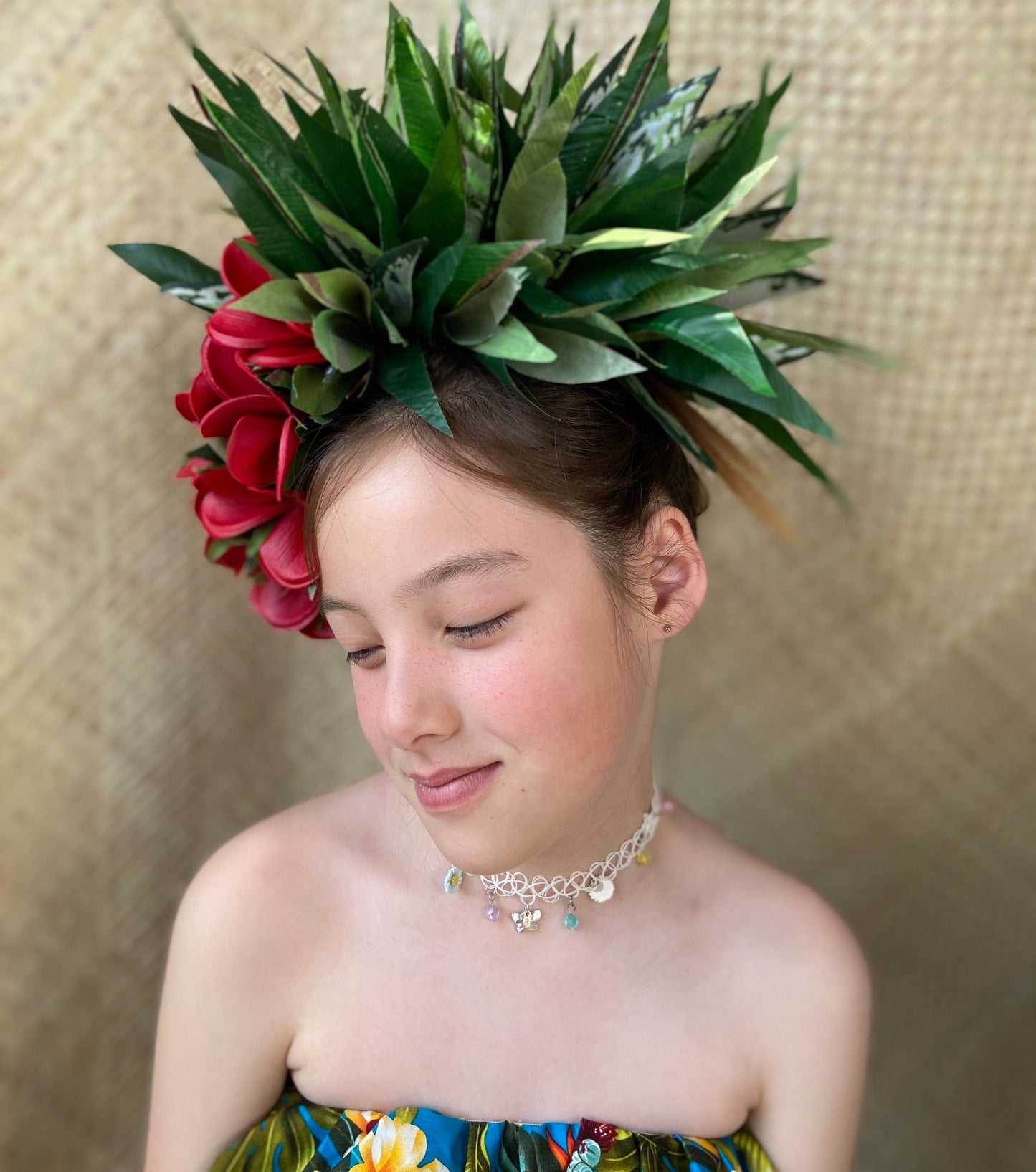 Polynesian Silver Queen Headdress