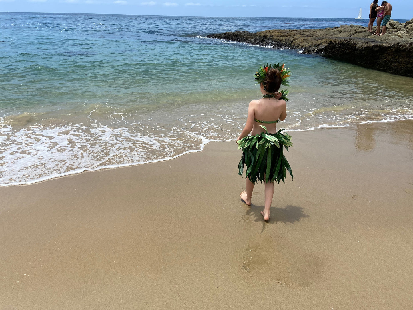 Silk Ti Leaf Skirt Premium Grade Ori Tahiti Aparima Otea Solo Competition Hula Kahiko Cook Islands Polynesian Dance Beach Wedding Photoshoot