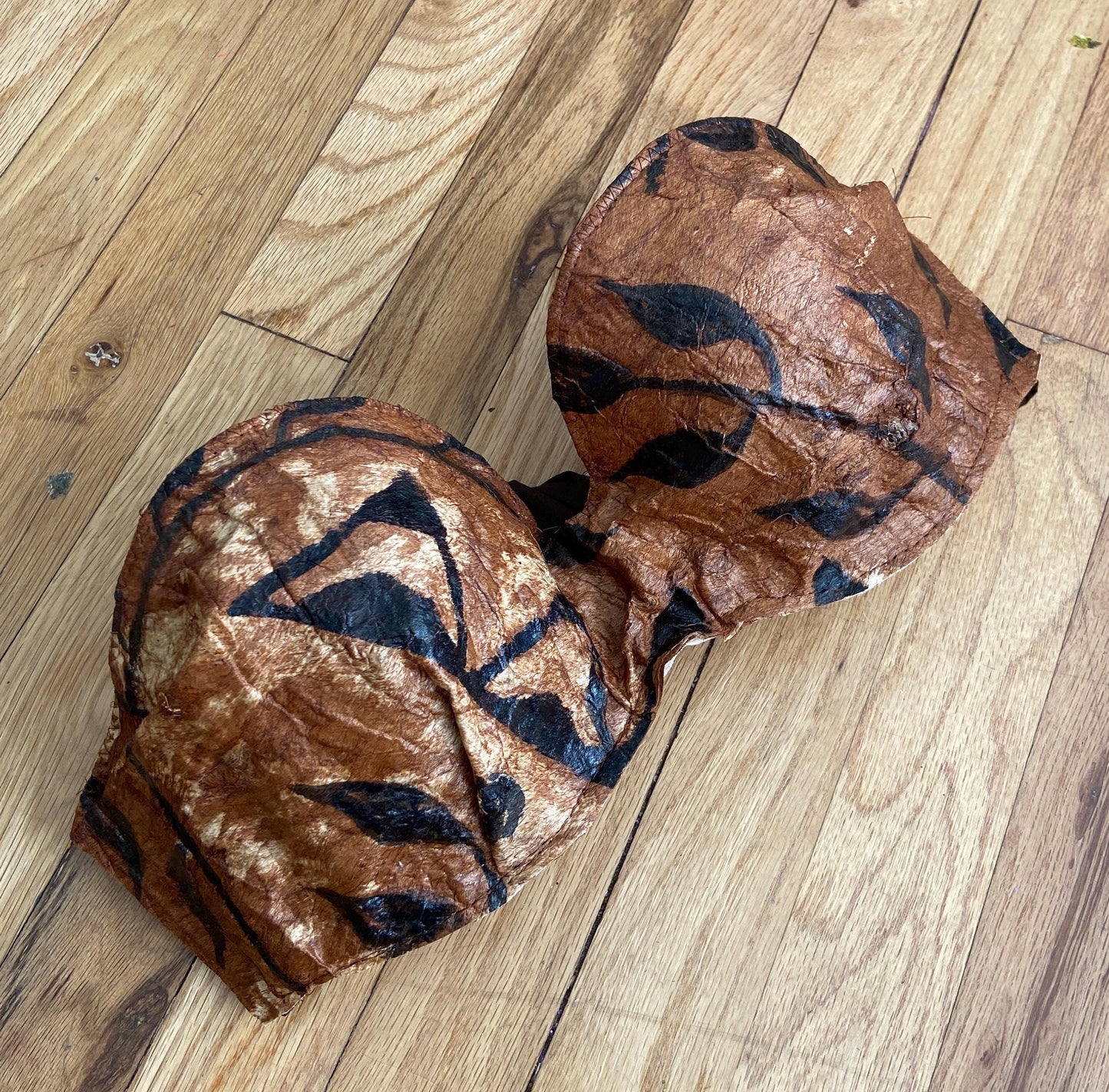 Tapa Cloth Strapless Bra Top Tailored and Contour Designed (Not Randomly Cut) Premium Performance Quality Solo Competition Graded Ori Tahiti