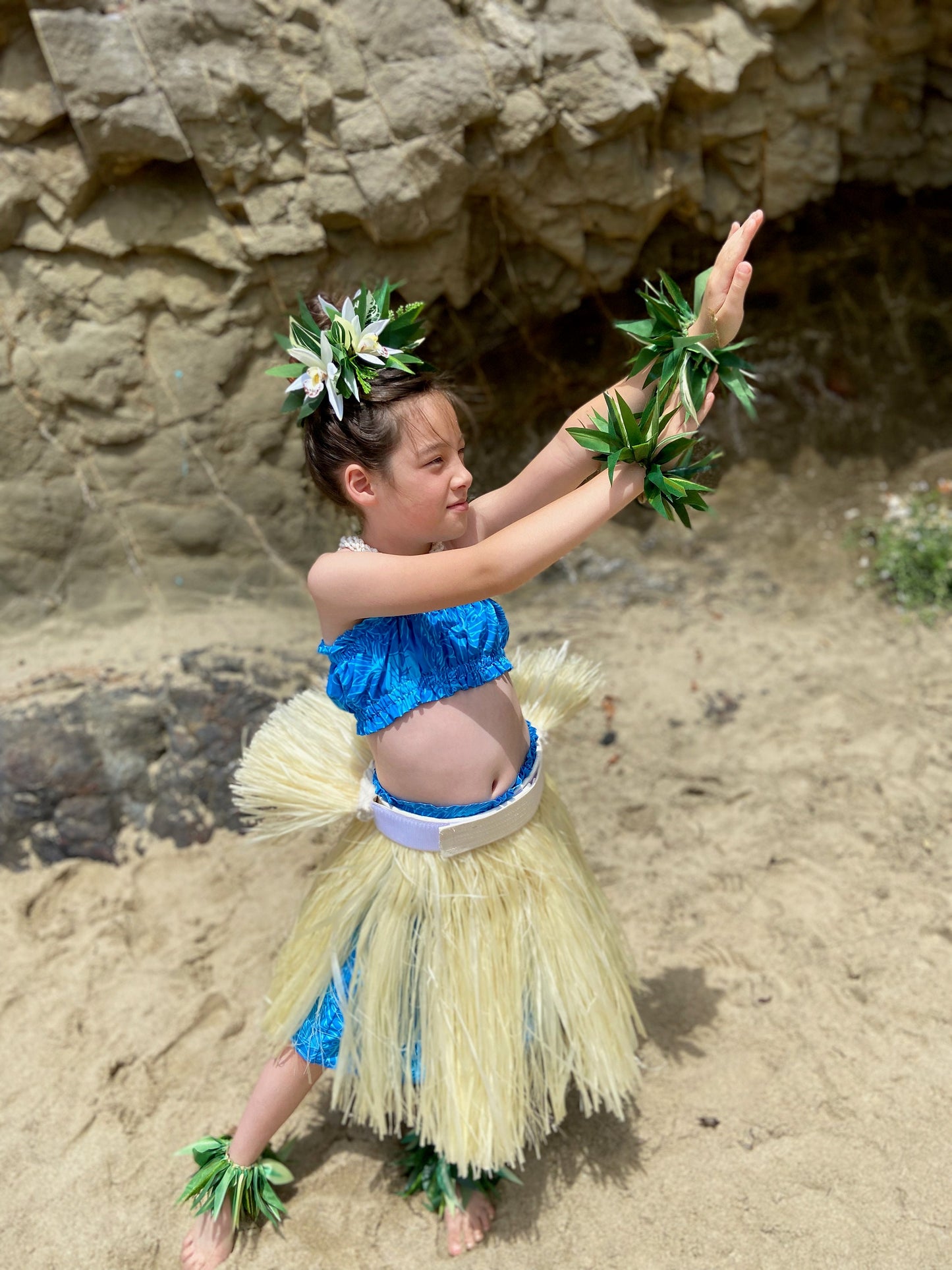 Orchid and Ti Leaf Kupe'e