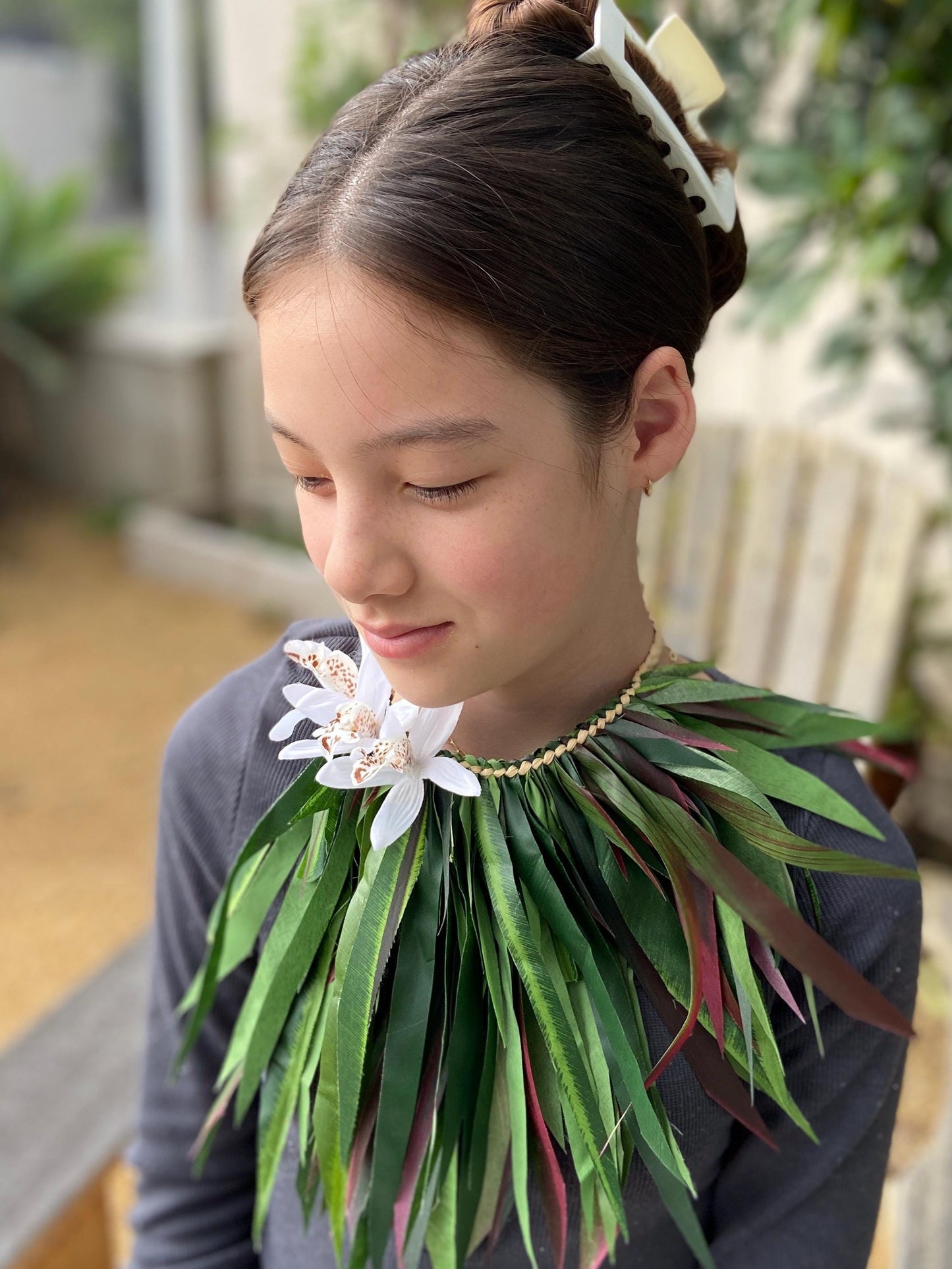 Polynesian Ti Leaf Neckpiece