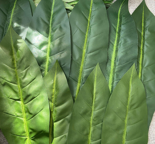 Premium Artificial Silk Ti Leaves