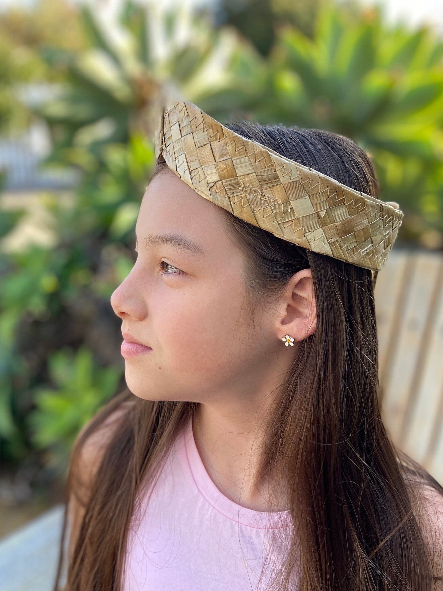 Tiara Style Lauhala Band with Velcro