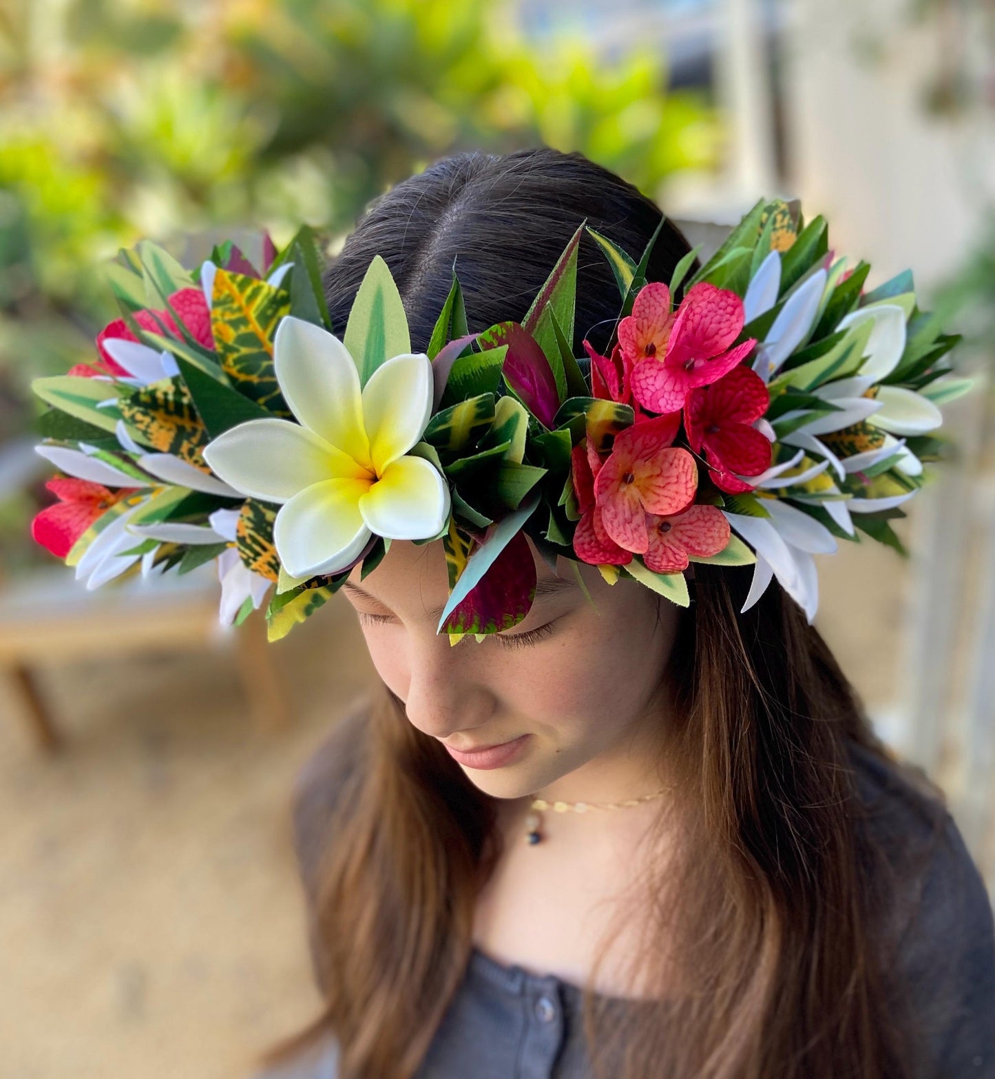 Grad Lei, Bridal Crown, Performance Lei Po'o