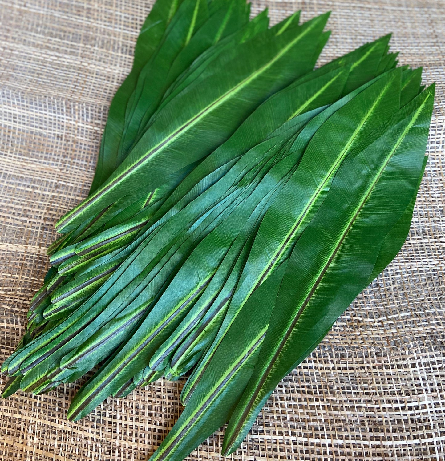 Premium Artificial Silk Ti Leaves