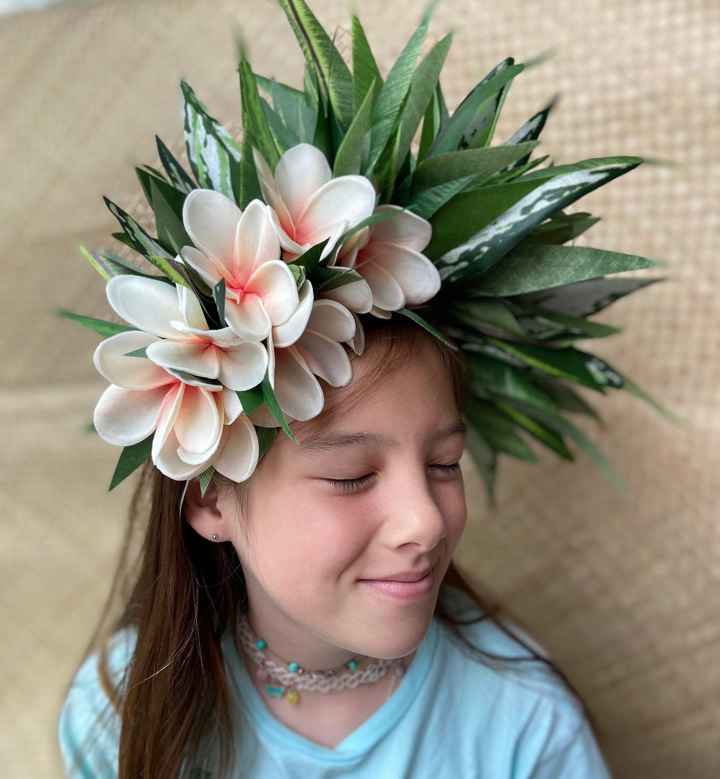 Polynesian Silver Queen Headdress