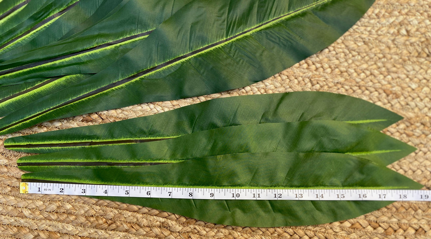 Premium Artificial Silk Ti Leaves