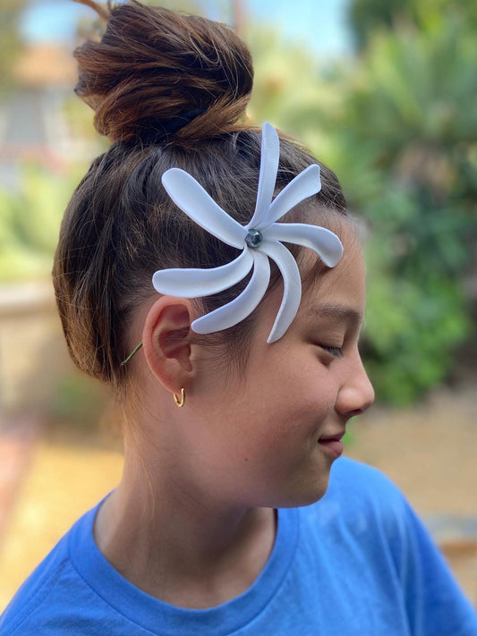 Tiare Tahitian Gardenia Faux Foam Flower Hair Pick Polynesian Dance Accessories Hula Costume Vintage apinup Hawaiian Wedding Bridesmaid Gift