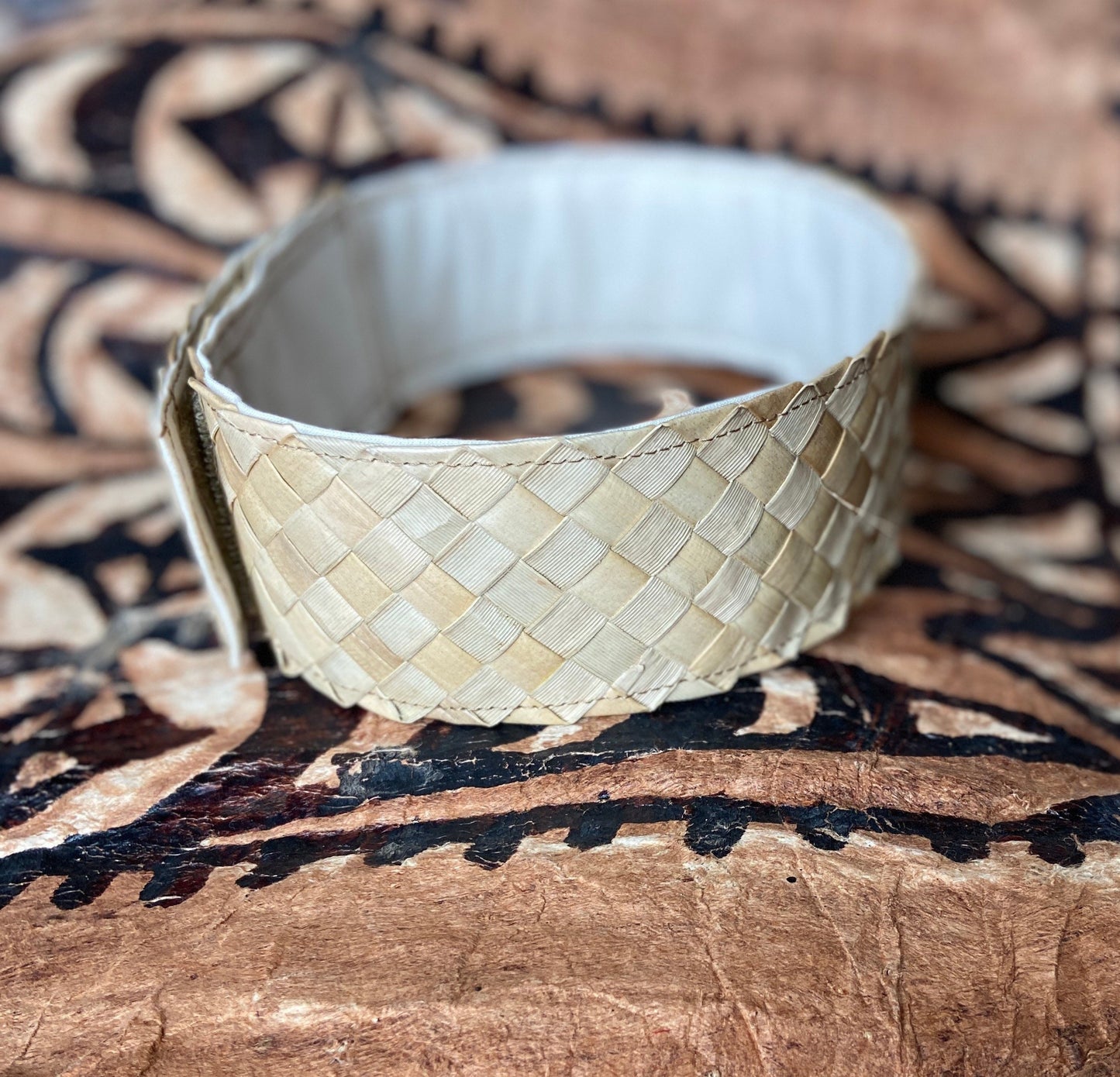3” Lauhala Band with Velcro