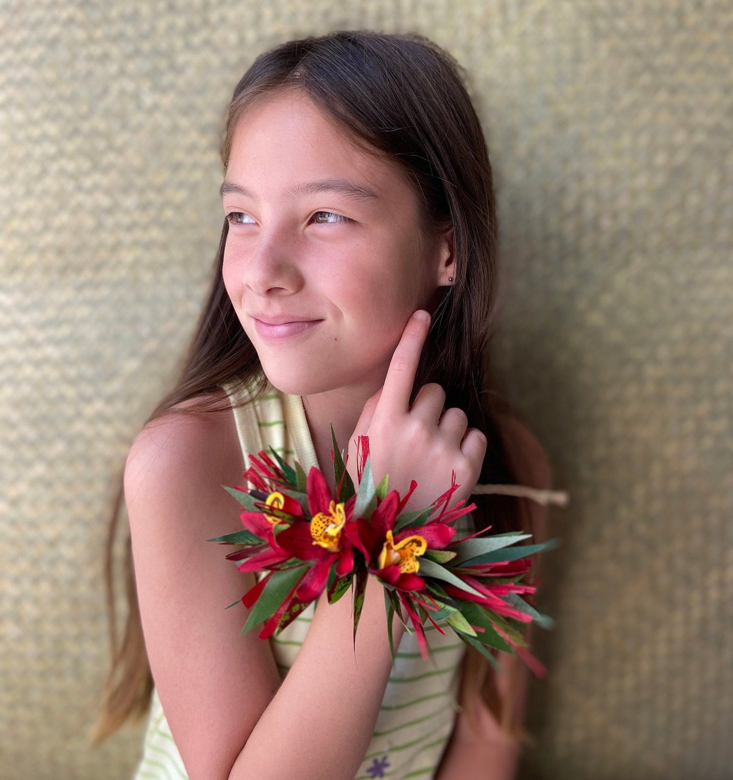 Orchid and Cordyline Kupe'e