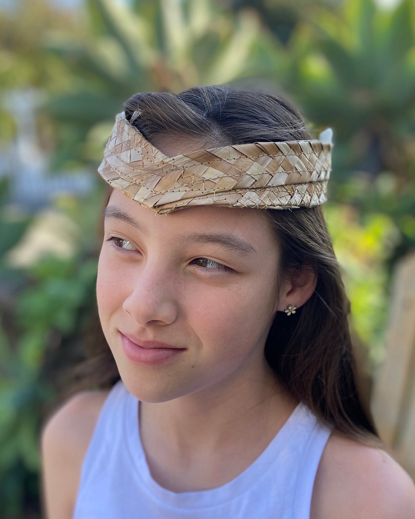 Tiara Style Lauhala Band with Velcro