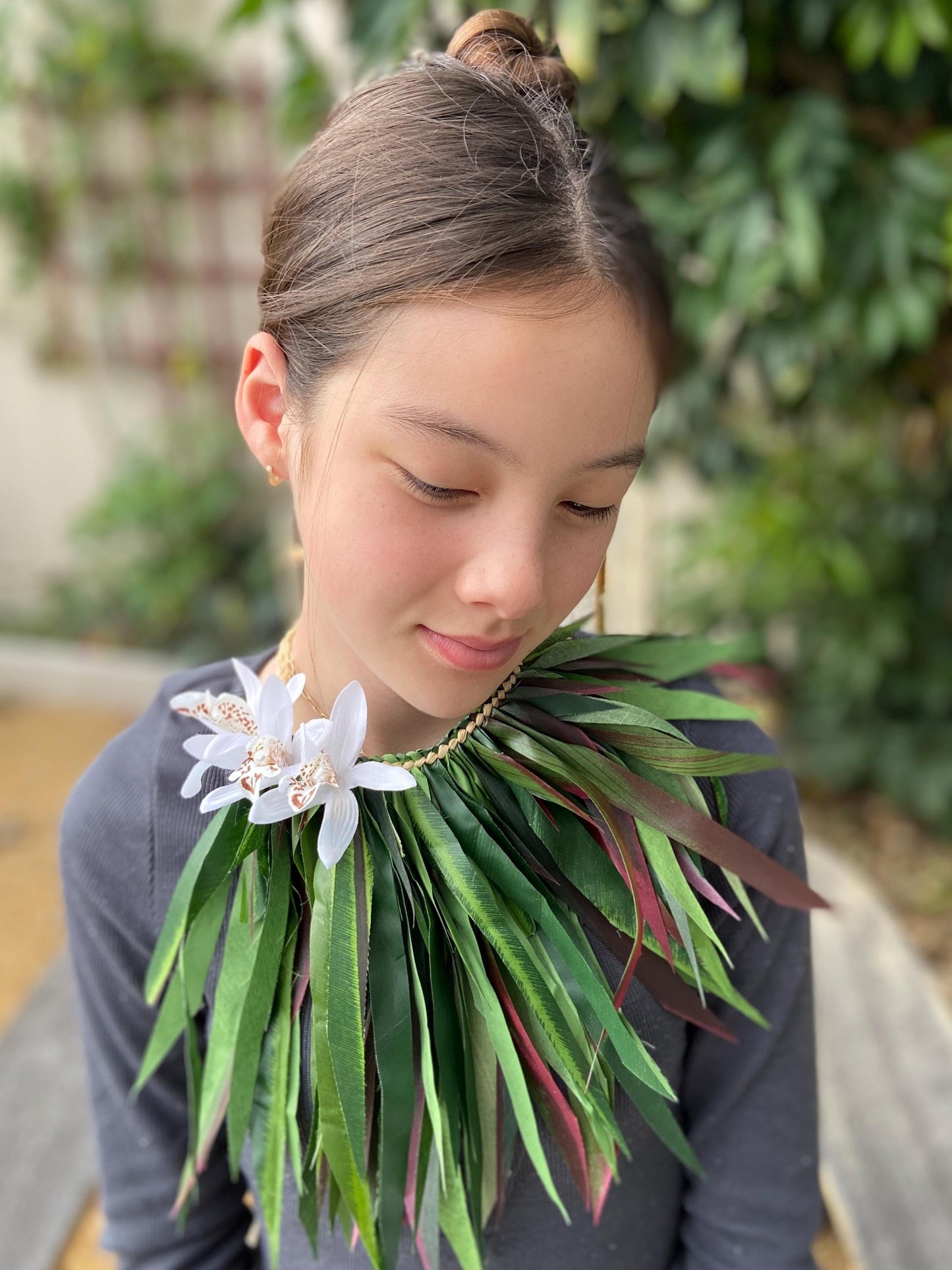 Polynesian Ti Leaf Neckpiece