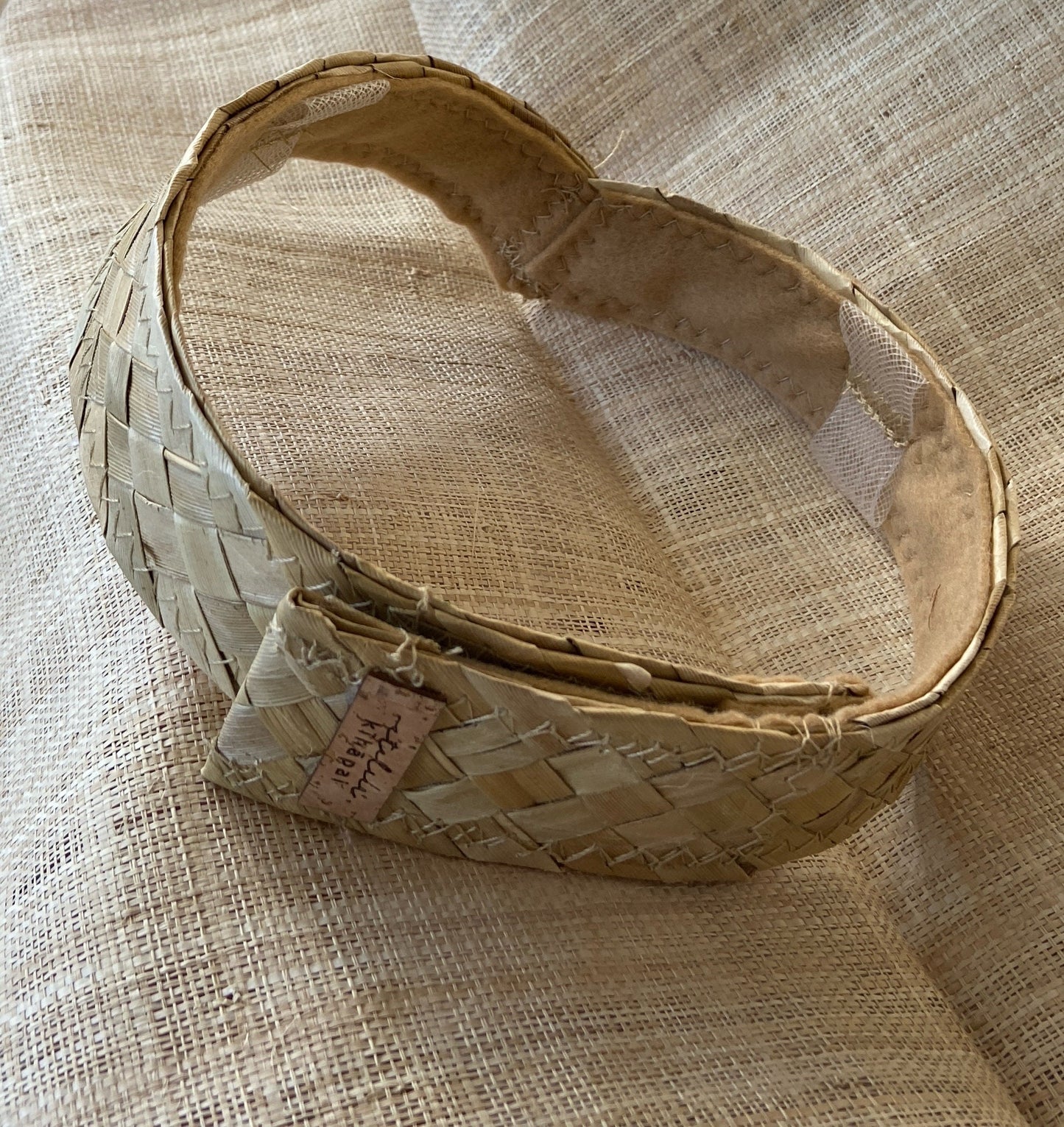 Tiara Style Lauhala Band with Velcro