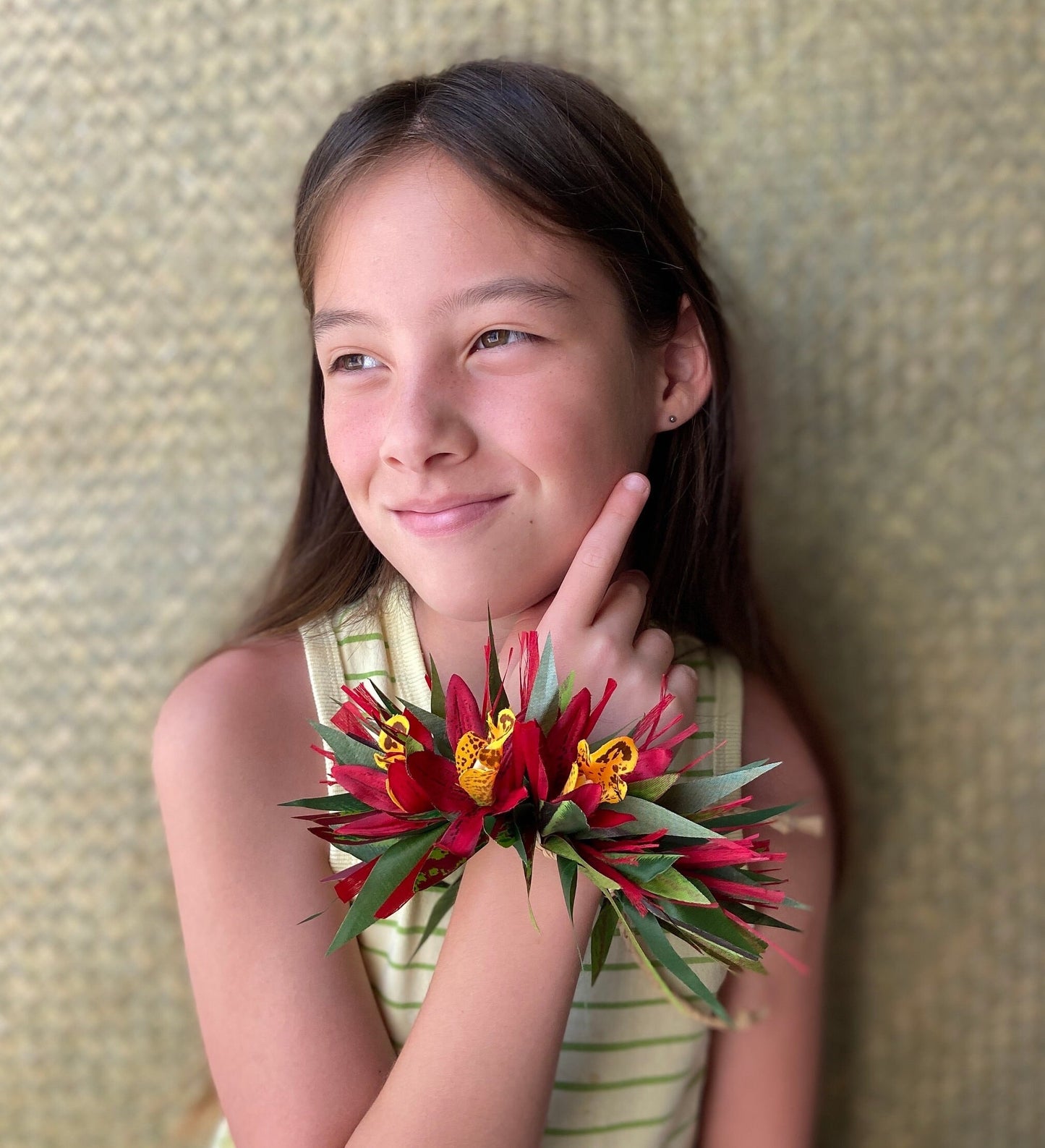 Orchid and Cordyline Kupe'e