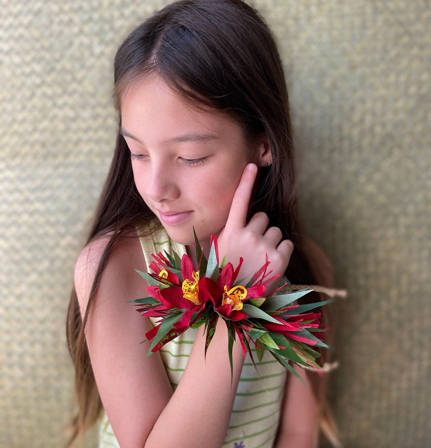 Orchid and Cordyline Kupe'e