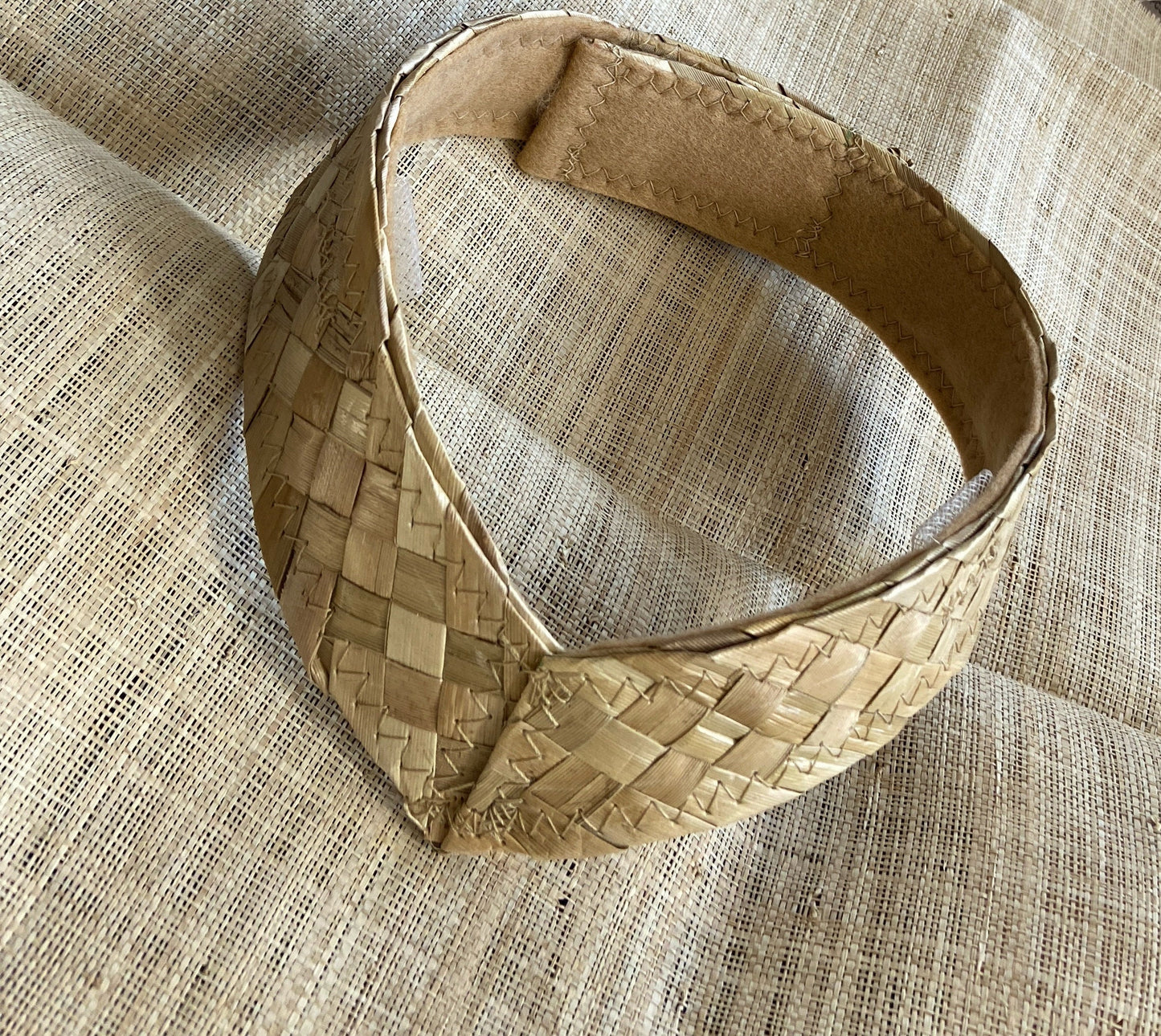 Tiara Style Lauhala Band with Velcro