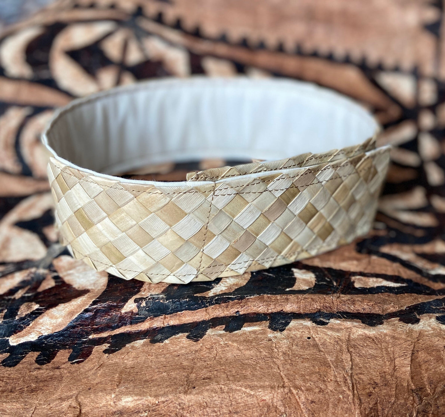 3/4” Lauhala Band with Velcro