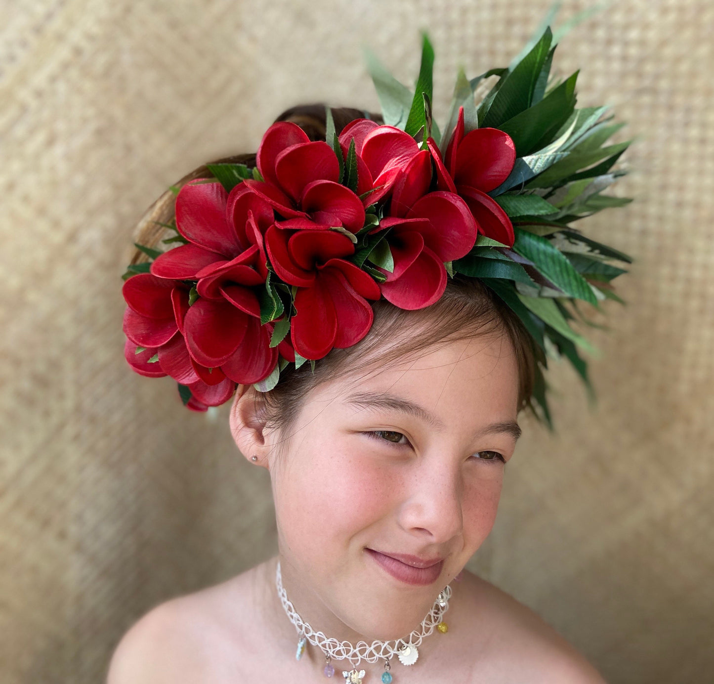 Polynesian Silver Queen Headdress