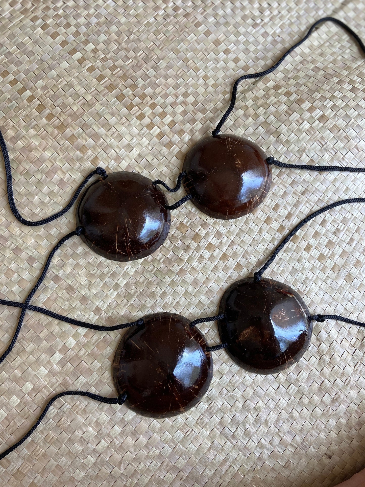 Toddler-Tween Size Natural Coconut Shell Bikini