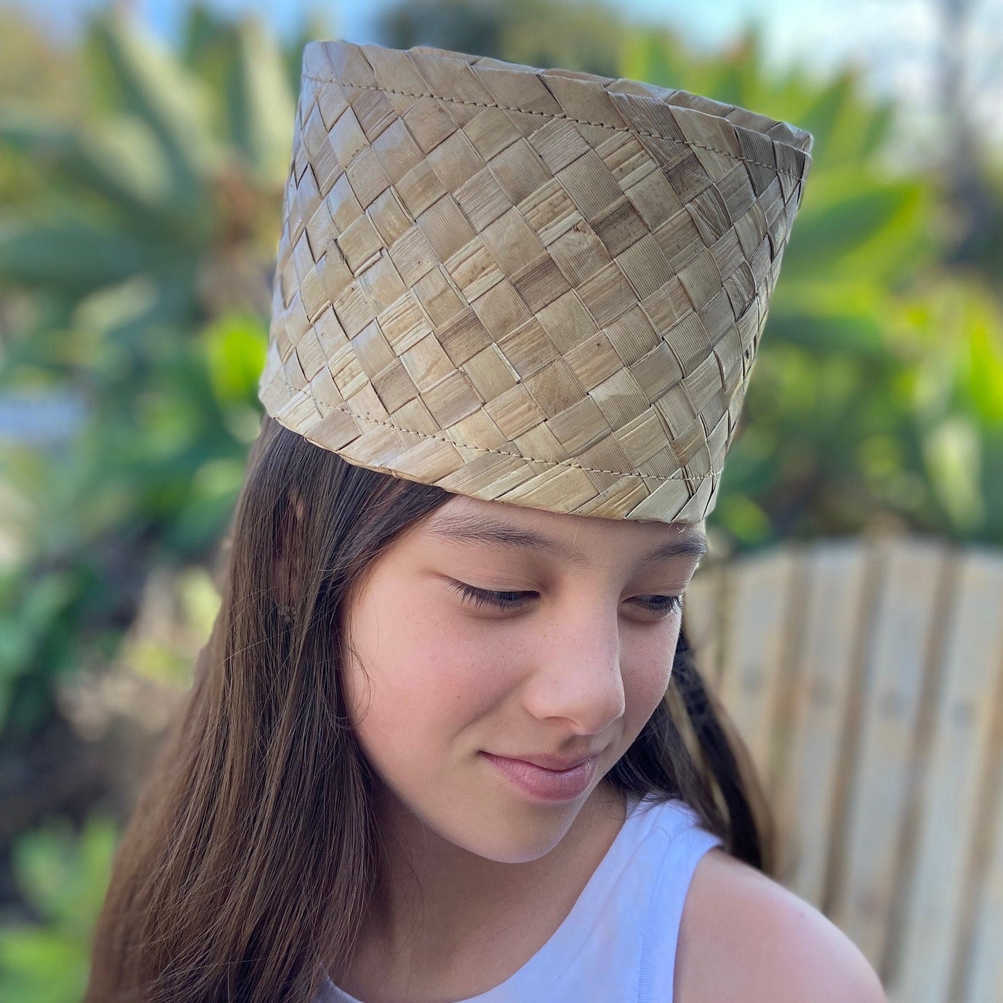 6” Lauhala Helmet Band with Velcro