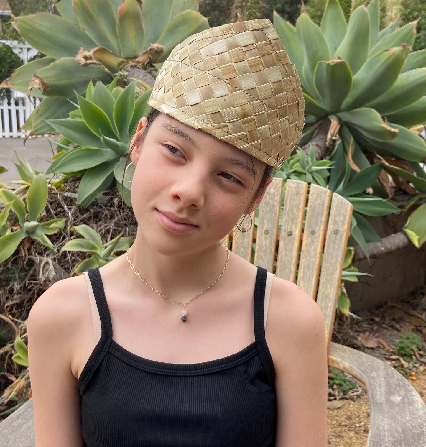 10" or 12" Tall Wrapped Crown Lauhala Headdress Base