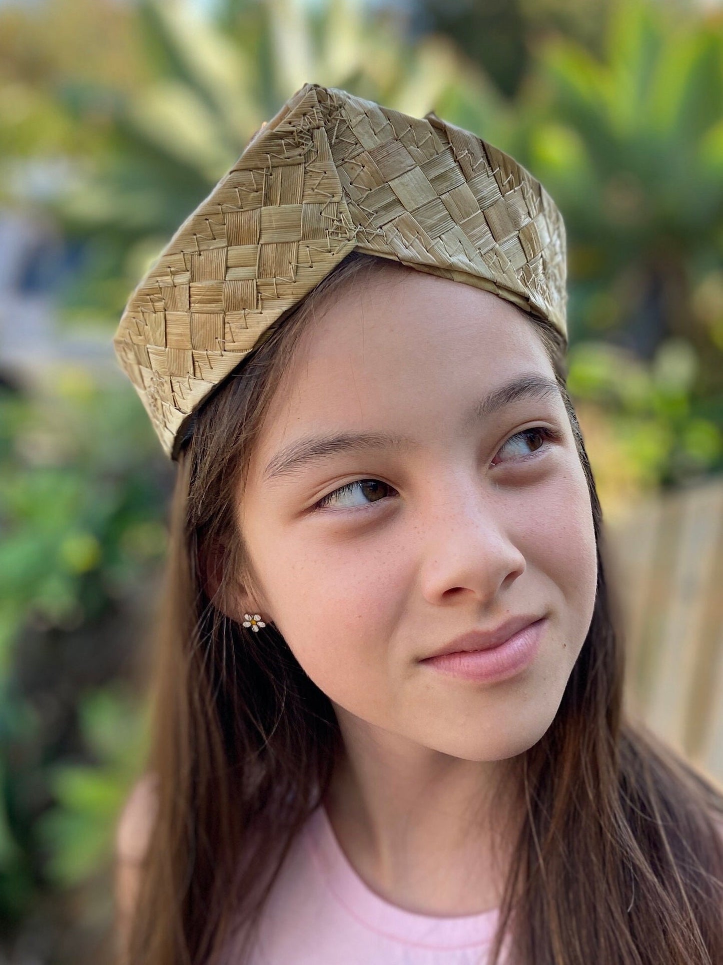 Tiara Style Lauhala Band with Velcro